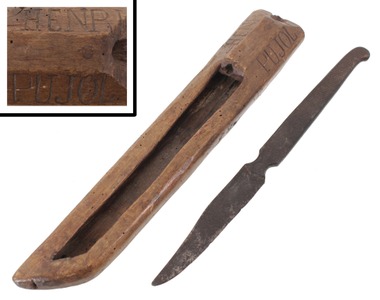 Pujol, Henry: Early File Foged 5 1/2" Blade Knife