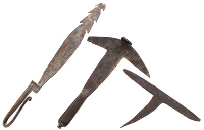 Unmarked: Three Hand Forged Slater's Tools