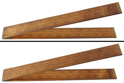 E.A. Stearns & Company, Brattleboro, Vermont, No. 82: Unusual Two-Foot 2-Fold Folding Rule