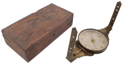 Alexander Megary, New York, New York: Early Precision Surveyor's Compass