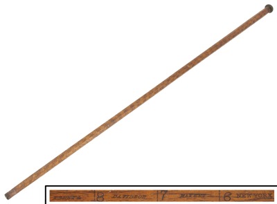Kerby & Davidson, New York, New York, No. 1: Early Board Measure Cane