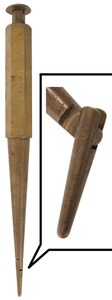 Unmarked: Unus. Extra Long Plumb Bob