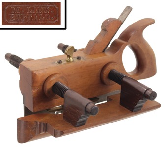 L. & I.J. White, Buffalo, New York: Extra Clean Hdld. A'wood Plow Plane