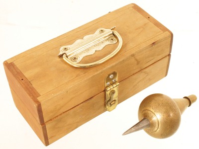 Unmarked: Classic Millwright's Brass Plumb Bob