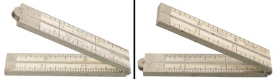 Chapin-Stephens Company, Pine Meadow, Connecticut, No. 91 1/2: One-Foot, Four-Fold Folding Rule