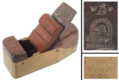White, Walter: R'wood Infill Bronze Smooth Plane