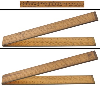 E.A. Stearns & Company, Brattleboro, Vermont: Long's Patent Folding Rule