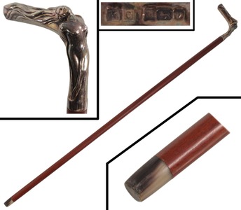 Assorted Makers: Sterling Head G'man' Walking Sticks