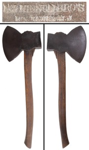 Mckinnon Bros./Rockaway, Nj: Uncommon N.J. Maker 8" Bade Dbl. Bevelxe