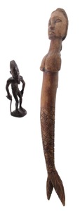 Assorted Makers: Two African Tribal Art Items
