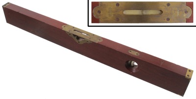 Stratton Brothers, Greenfield, Massachusetts, No. 2: Mahogany Plumb & Level