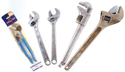 Diamond Calk Horseshoe Company, Duluth, Minnesota: Four Extra Clean Adjustable Wrenches