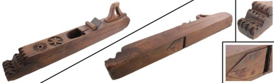 Unmarked: Carved & Decorted Euro. Jointer Plane
