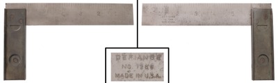 Stanley Rule & Level, No. 1280: Extra Clean "Defianc Brand Try Square
