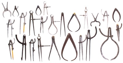 Assorted Makers: Lot Of Assorted Calipers And Divider