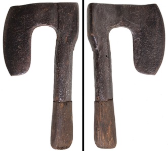 Unmarked: Early Hand Forged Hewing Axe