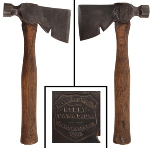 Kelly Axe & Tool Company, Charleston, West Virginia: Emboseed "Kelly Vanadium" Hatchet