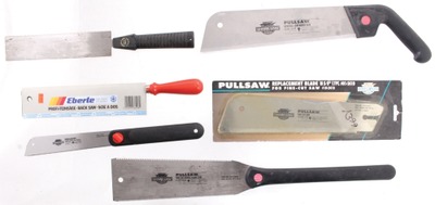 Assorted Makers: Wkg. Set Of Five Clean Japanese Saws