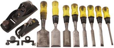 Assorted Makers: Lot Of Clean & Usabl Woodworking Tools