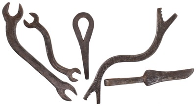 Unmarked: Five File Forged Hand Tools