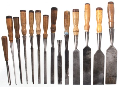 Assorted Makers: Lot Of Clean Socket Type Chisel