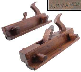 J. Stamm, Mt. Joy, Pennsylvania: Pair Of Plank Match Molding Plane