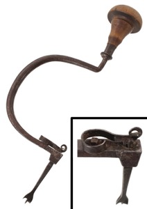 Unmarked: Early Forged Iron "Nordic" Brace