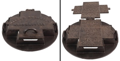 Alfred Andresen, Minneapolis, Minnesota: Early Cast Iron "Lefsa" Cooker