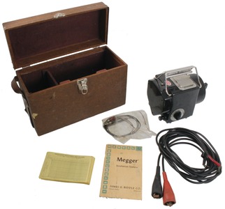 James G. Biddle, Philadelphia, Pennsylvania: "Megger" Brand Insulation Tester