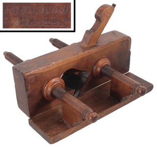 D.R. Barton & Company, Rochester, New York: Rare Screw Arm Filletster Plane
