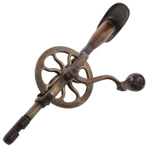 Unmarked: Early Cast Brass Breast Drill