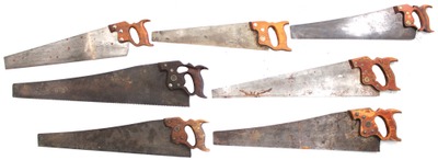 Henry Disston & Sons, Philadelphia, Pennsylvania: Four Clean & Usable Hand Saw