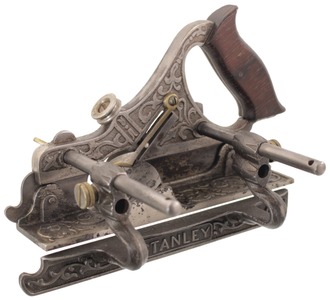 Stanley Rule & Level, No. 141: Nickel Plated Plow & Filletster Plane