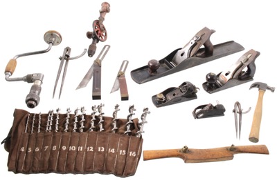 Assorted Makers: Lot Of Sound & Usabl Woodworking Tools