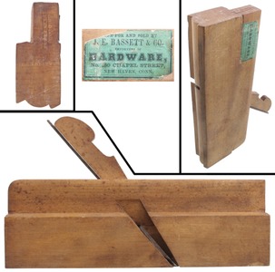 W.H. Pond, New Haven, Connecticut: Extra Clean 5/8" Cove Molding Plane