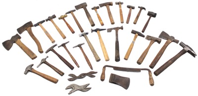 Assorted Makers: Lot Of Assorted HammersHatchets