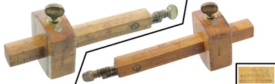 S.A. Jones & Company, Hartford, Connecticut: Extra Clean Boxwood Marking Gauge