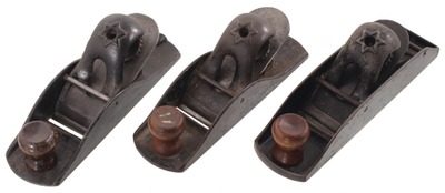 Stanley Rule & Level: Three Early Type Block Planes