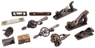 Assorted Makers: Lot Of Clean & Usabl Woodworking Tools