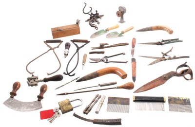 Assorted Makers: Lot Of Shop & Household Tools