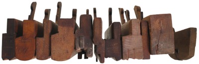 Assorted Makers: Lot Of 11 Clean & Usable Molding Plane
