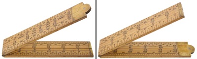 Hydraulic Press Brick Company: Mason's Scale Folding Rule
