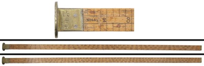 STANLEY (Unmarked), No. 43 1/2: Hickory Board Meas. Rule