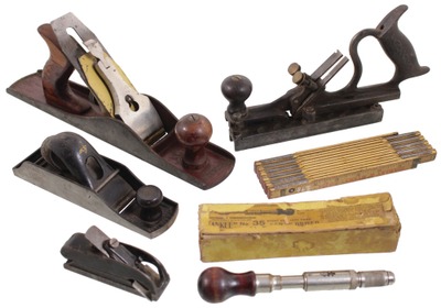Stanley Rule & Level: Lot Of Clean & Usabl Woodworking Tools