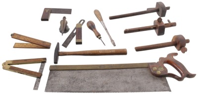 Assorted Makers: Lot Of Clean & Usabl Woodworking Tools