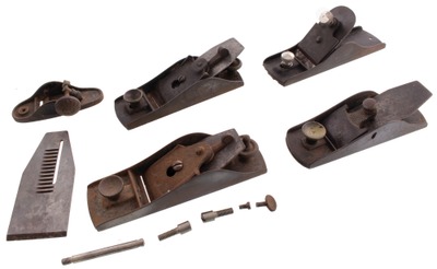 Assorted Makers: Five |id Patented Block Planes