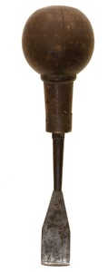 Unmarked: Rare Shaker Button Hole Cutter