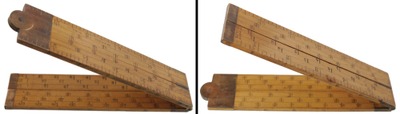 Chapin-Stephens Company, Pine Meadow, Connecticut, No. 79 1/2: Two Foot, Four Fold Folding Rule