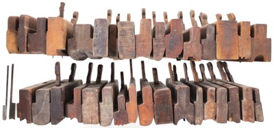 Assorted Makers: Lot Of Asst. Wooden Molding Planes