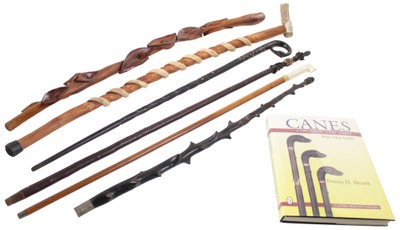 Assorted Makers: Lot Of Six Clean & Usable Walking Stick